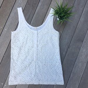 J. Crew White Tank